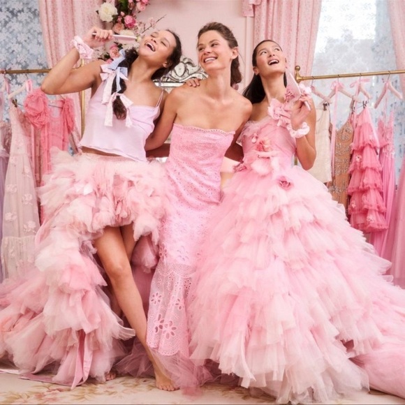 NWT Goody LoveShackFancy Blue and White Hair Floral Clip - Picture 9 of 11